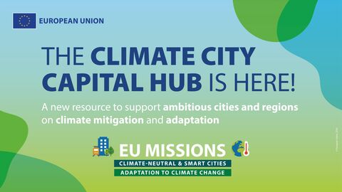 Climate City Capital Hub Banner der EU-Mission
